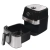 834770 Freidora aire Electric Life 1700w 6.5l ref:kz-6501m negro \ plateado - Imagen 2