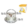 Home life Referencia : 542856 Salero pimentero vidrio x3 pz.ref:kh-315