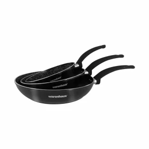 JUEGO DE SARTENES X3 WARENHAUS GRAFITO