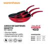 M29539 JUEGO DE SARTENES WARENHAUS X 3  GRAFITO