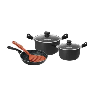 JUEGO OLLAS Y SARTEN C/ ESPATULA WARENHAUS VITAL