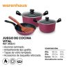 M35213 JUEGO DE OLLAS Y SARTEN WARENHAUS  VITAL