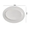 532460 Plato opal blanco oval ref:lpyp120 12 30 CM X 22 CM - Imagen 2