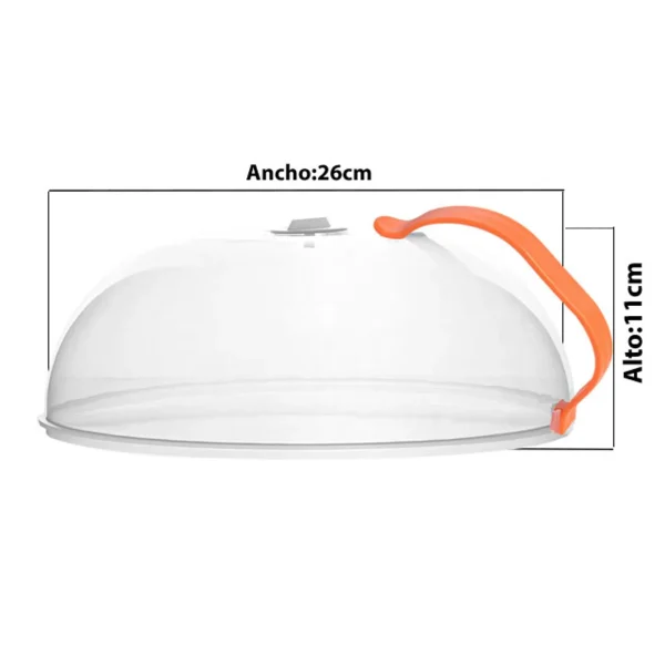 Tapa cobertor plastico para comida (26x10cm) - Imagen 2