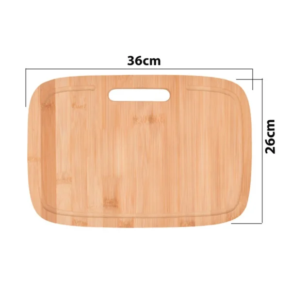 Tabla picar madera ref:es24251 (36x26x1.8cm) - Imagen 2