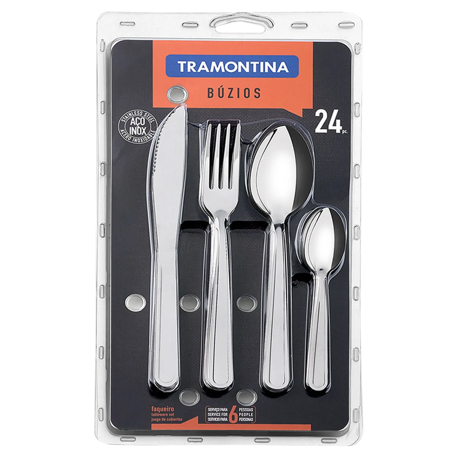 Cubierto tramontina x24 pz.23799 \ 075 \ 058 \ 112513 buzios